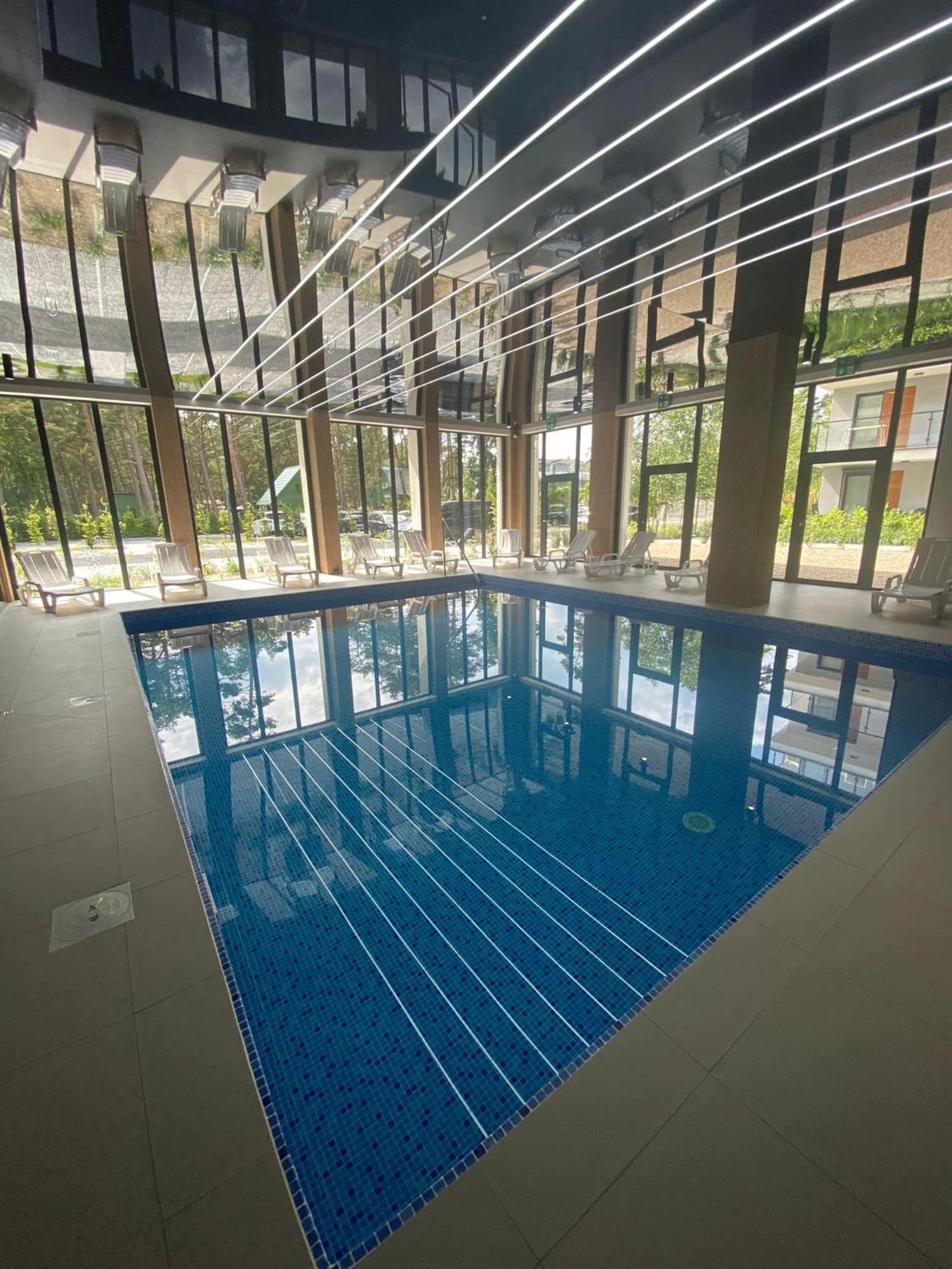 Nowy Apartament A3-Pba- Kryty Basen - Dwie Sypialnie - Salon -Aneks -Duzy Taras Pobierowo Buitenkant foto